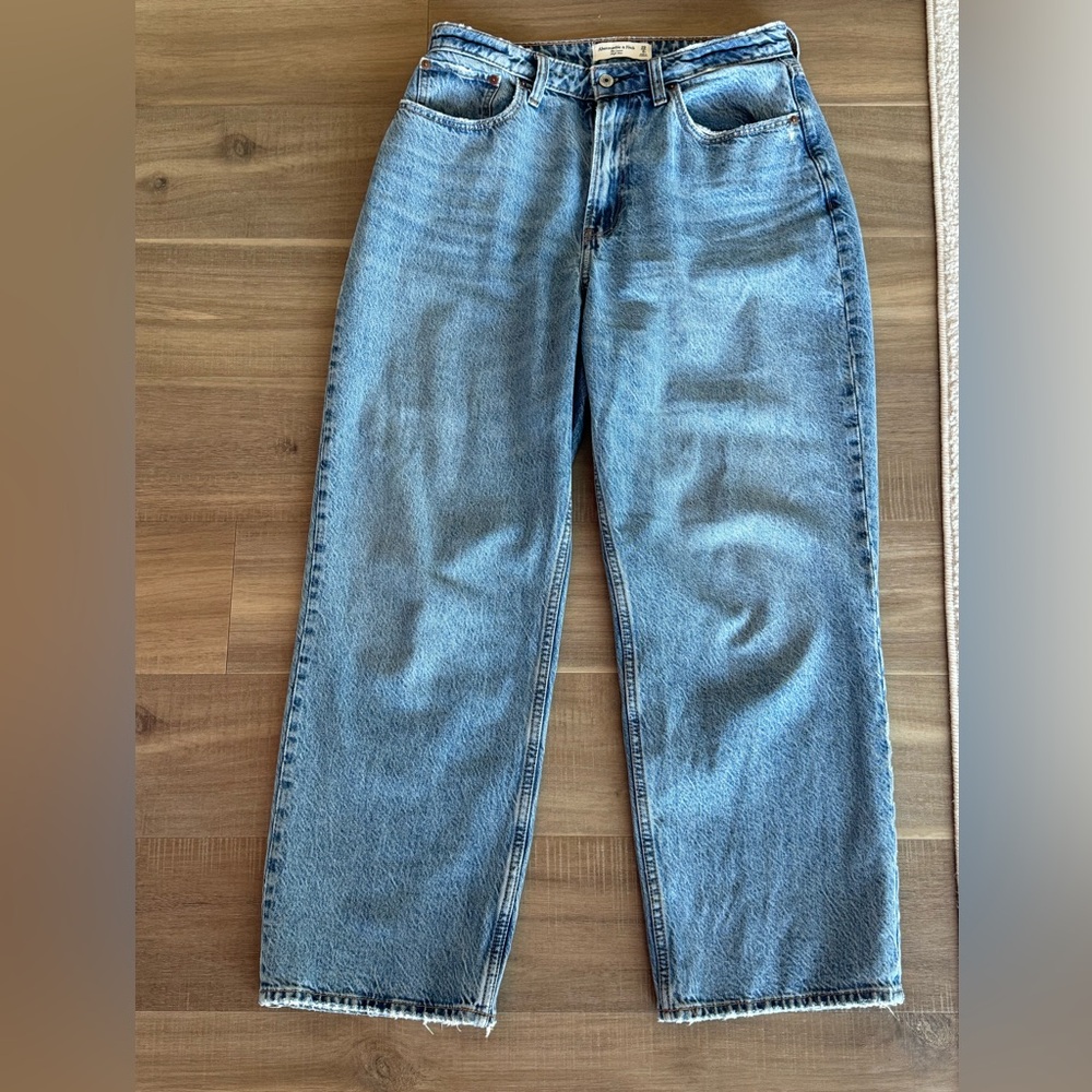 Abercrombie, the loose high-rise jeans